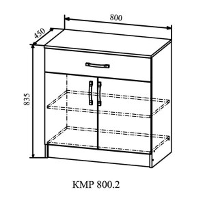 Комод Ронда КМР800.2, схема