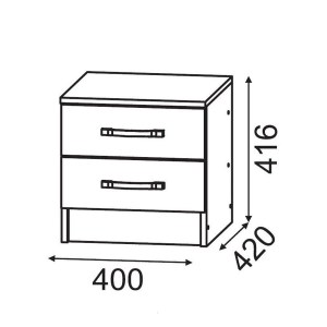 Тумба Ронда ТР 400.1, схема