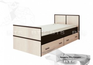 Кровать Сакура 0.9 м