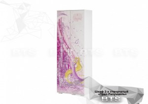 Шкаф для одежды Трио ШК-09, рапунцель