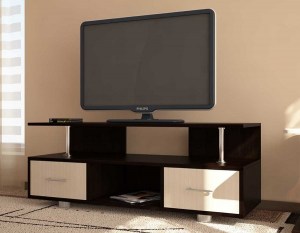 Тумба TV_А, венге/дуб молочный
